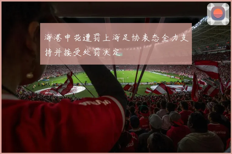 海港申花遭罚上海足协表态全力支持并接受处罚决定